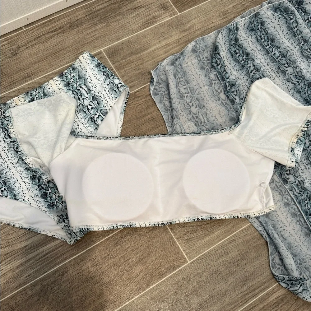 3 Piece Bathing Suit Set 2XL New